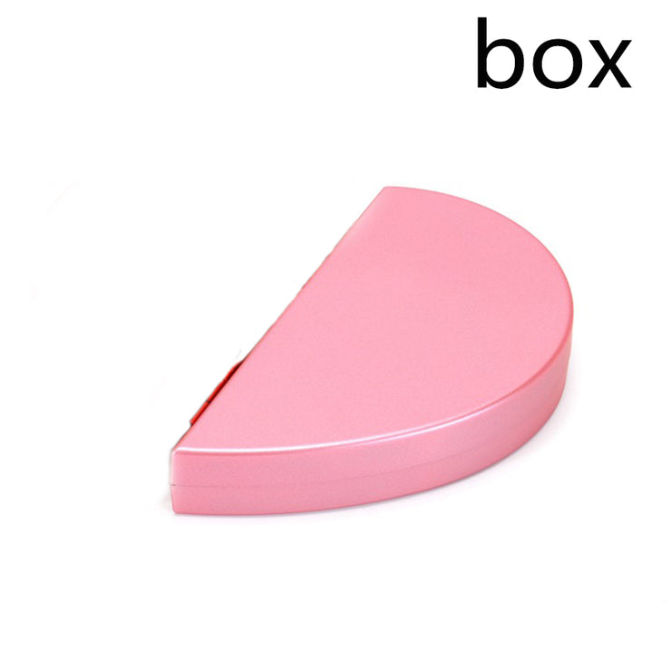 Herzförmige, drehbare Ringbox mit Rosenblüte, 3D-Liebesbox