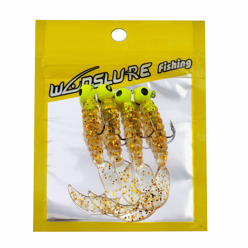 Soft Lure Bionic Lead Head Hook Fishing Tackle