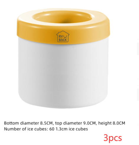 Household Cylinder Ice Cube Mold Storage Box