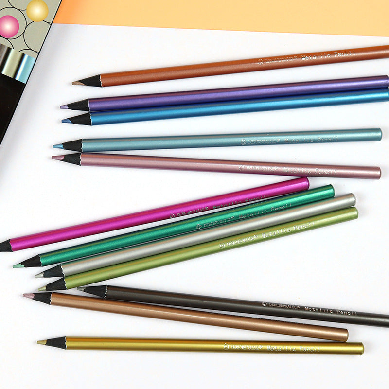 Metallic Colored Pencils 12-color set