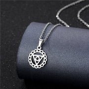 Geometric Necklace Simple Hollow Stainless Steel Cutting