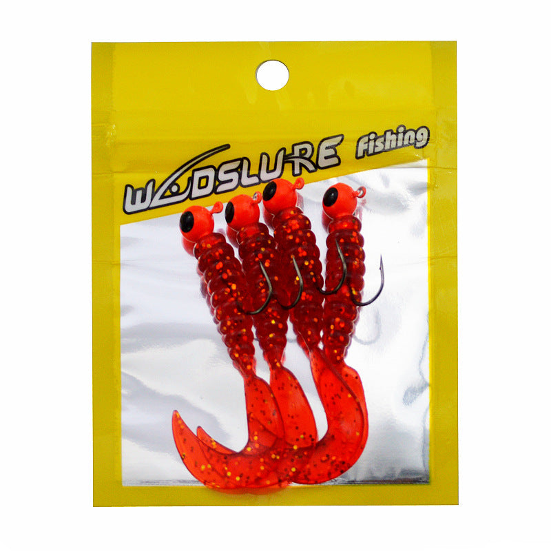 Soft Lure Bionic Lead Head Hook Fishing Tackle