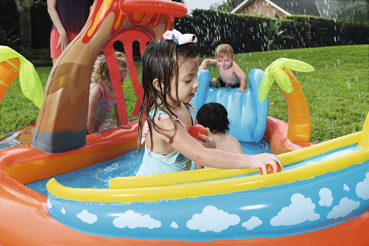 Kids Inflatable Volcano Play Pool