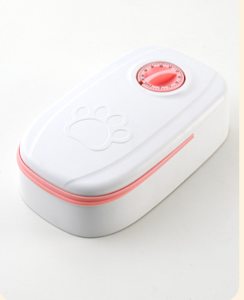 Automatic feeder with intelligent timer for cats and dogs