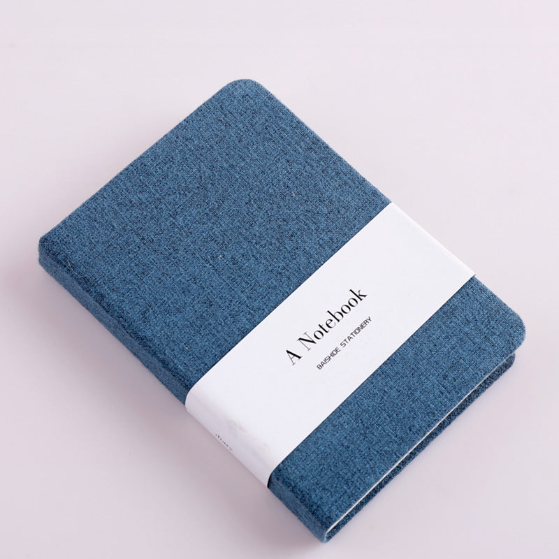 Japanese and Korean small super thick fabric notebook