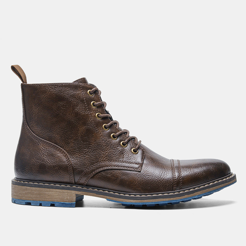 Arbeitsschuhe, Herren Retro Vintage Vintage Martin Stiefel