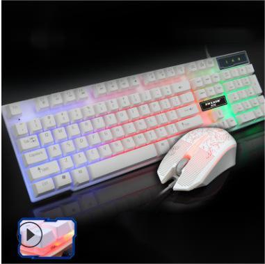 USB Keyboard and Mouse Light Up Game Kit