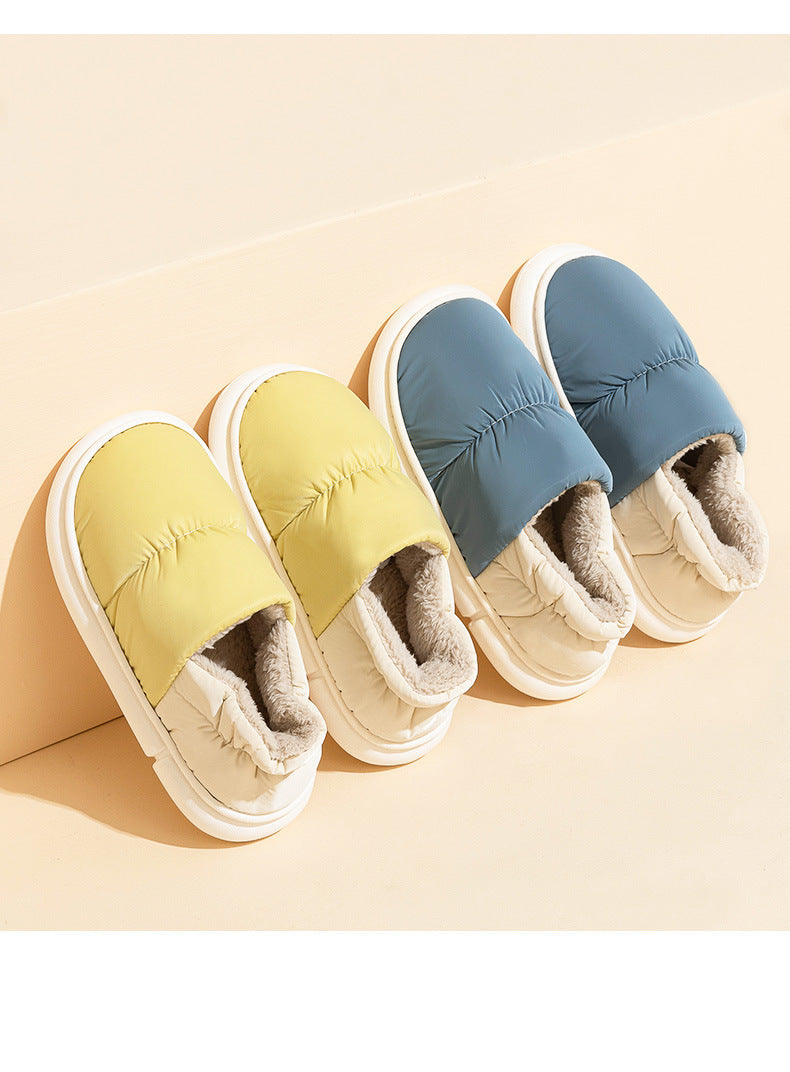 Cotton Slippers Non-Slip Flat Shoes