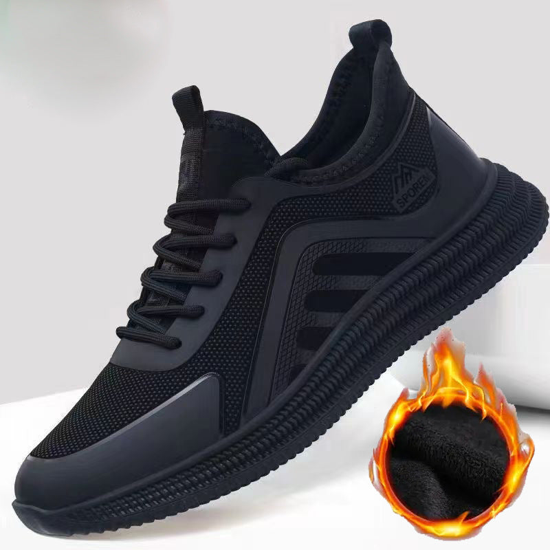 Plus Samt Herren schuhe atmungsaktiv lässig vielseitiger Sneaker