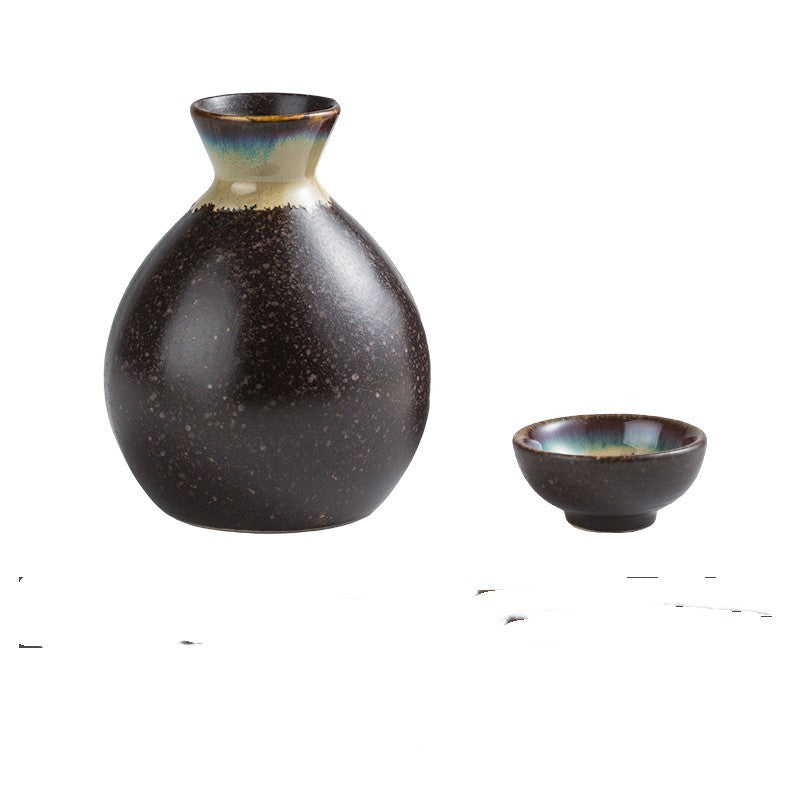 ceramic white wine cup sake set