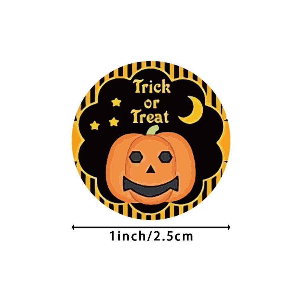 Amazon Explosive Halloween Pumpkin Pattern Candy Gift Envelope Sticker