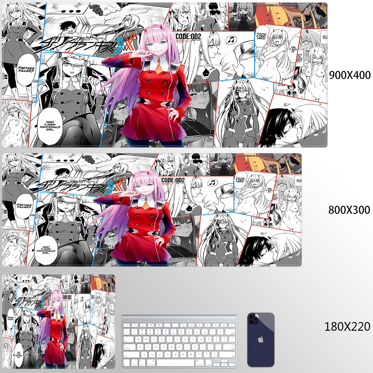 Darling Anime keyboard mat