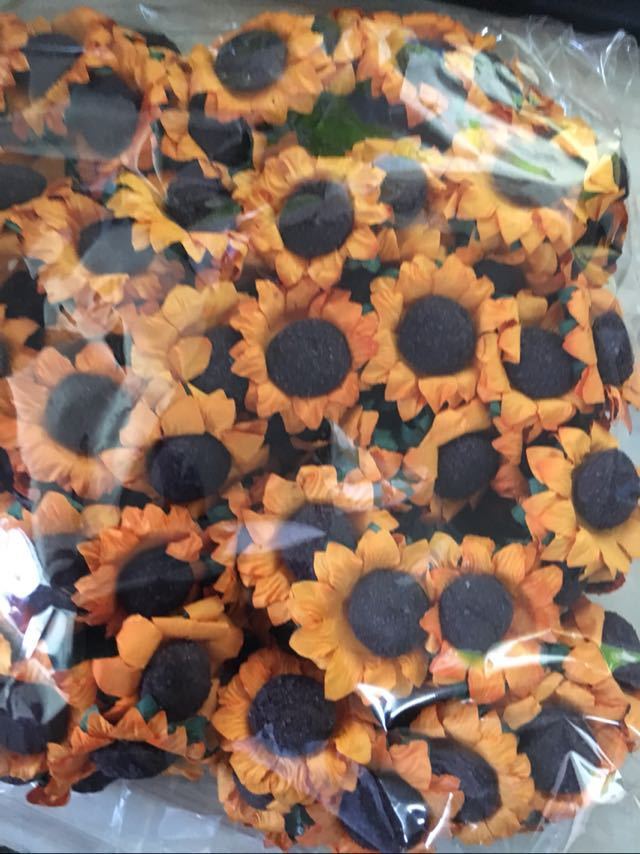 Wedding Candy Box Accessories Small Sunflower Bouquet