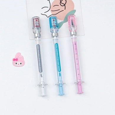 Vaccine Pen Novel Creative Design Sense Gel Pen Good-looking Student Brush