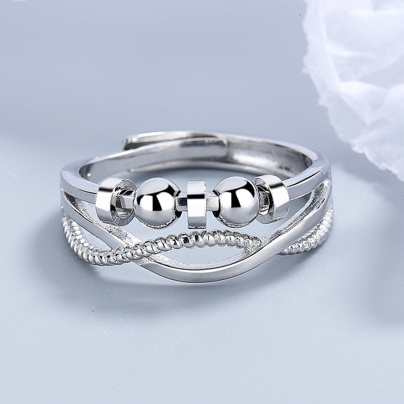 Simple Personality Double-layer Winding Transfer Bead Ring