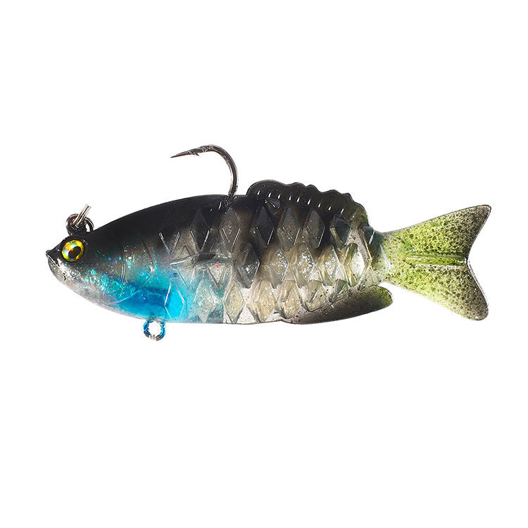 Soft Shad Lure Ultrasoft Multisection Silicone