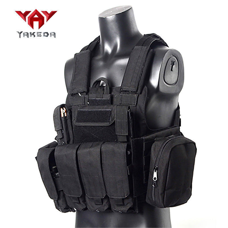 Multi Functional Camouflage Combat Vest 8-piece Military Training Equipment