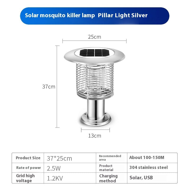 Waterproof Solar Mosquito Lamp Outdoor Household Mosquito Lamp