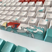 Coral Sea Keycaps PBT Fünfseitige Sublimation Mechanische Tastatur