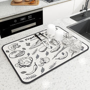 Kitchen Draining Mat Heat Proof Mat Teacup Mat