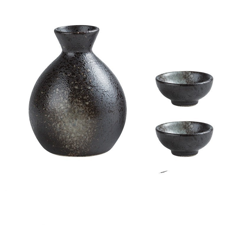 ceramic white wine cup sake set