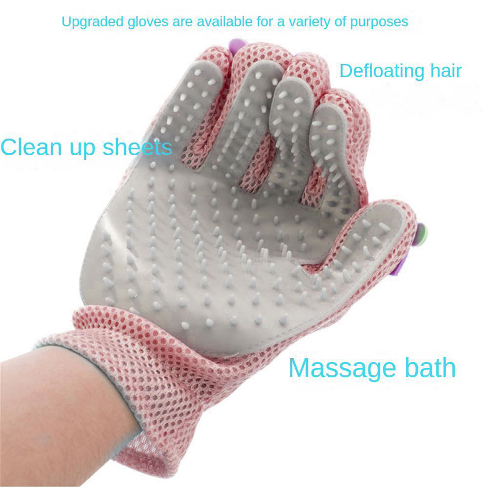 pet glove, pet hair removal brush, massage comb