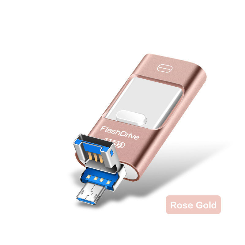 Universal 3-in-1 USB stick for mobile phone and computer