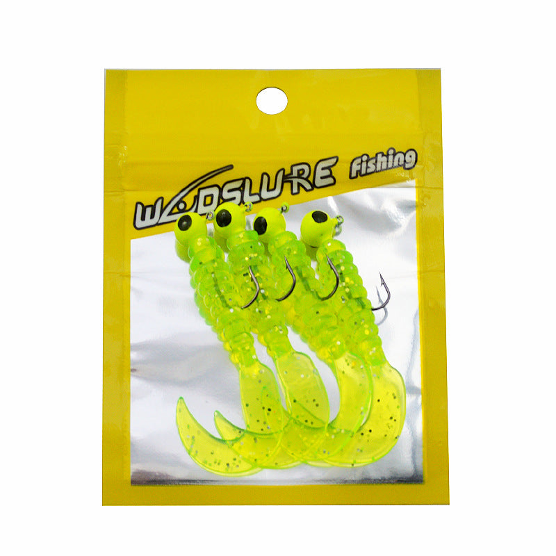 Soft Lure Bionic Lead Head Hook Fishing Tackle