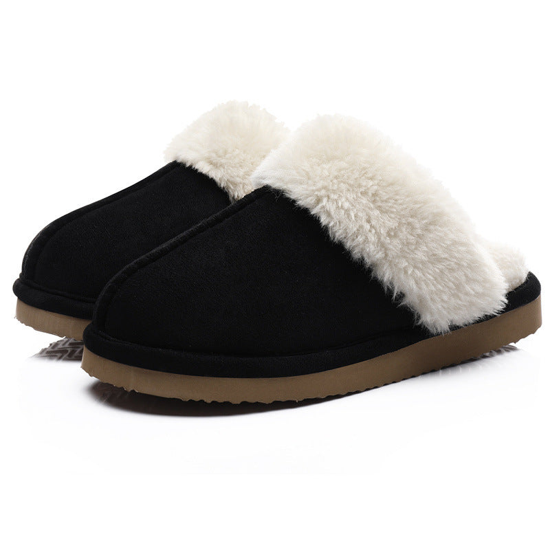 Warm home platform non-slip plush slippers