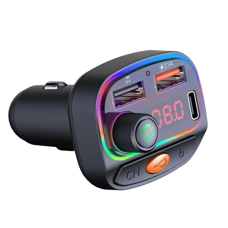 Colorful Mp3 Bluetooth Hands-free Fast Car Charger