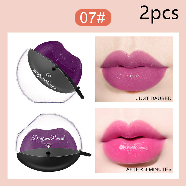 Lazy Lips Pearlescent Glitter Lippenstift ist nicht leicht zu verblassen, warm und feuchtigkeitsspendende Lippenstift