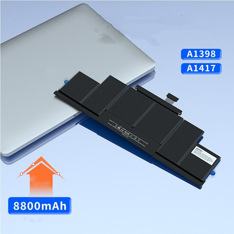 Macbook Air Pro Battery suitable for Laptop A1466 A1502 A1398 Computer Battery Replacement