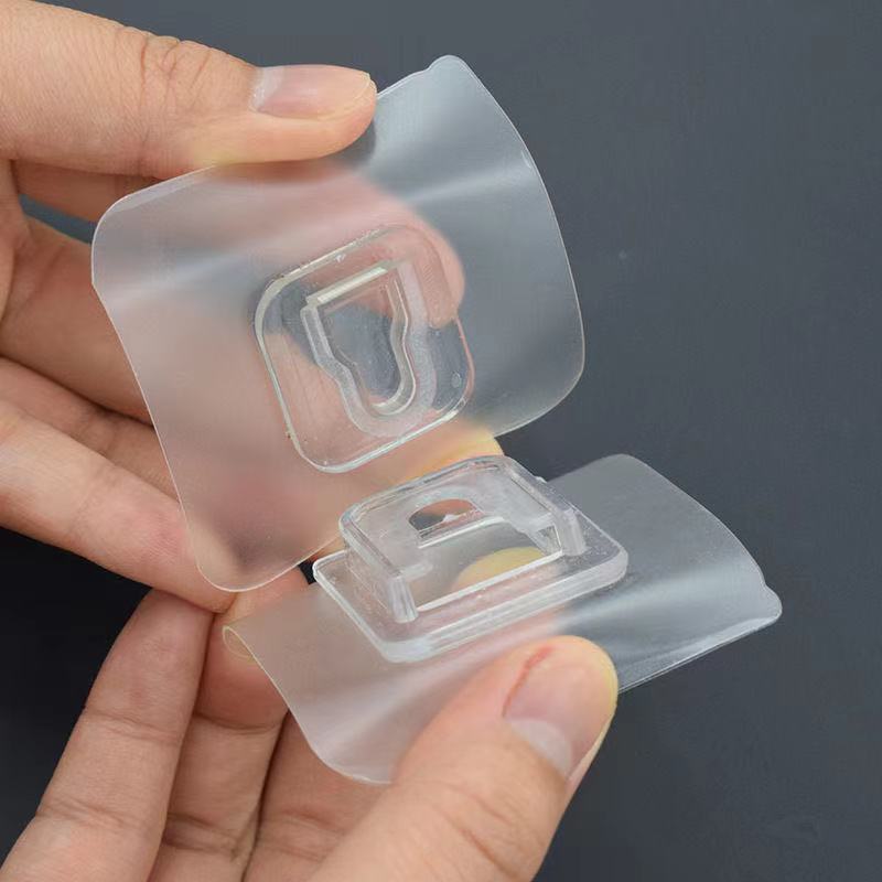 Strong Adhesive Snap Fastener, Transparent Hook Buckle