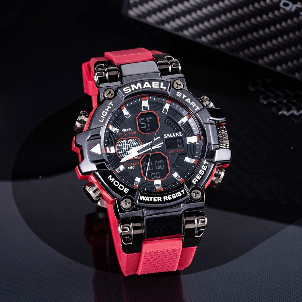 Trendy Alloy Watch Men's Multifunctional