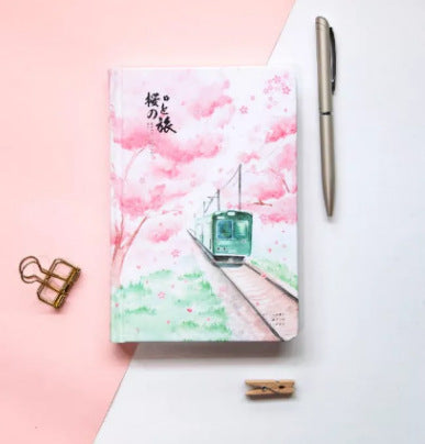 Muco Notebook Sakura Flower Pattern Hardcover