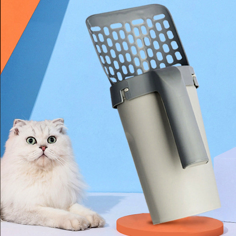 Storage Box Integrated Lazy Cat Litter Scoop Set