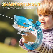 Elektrische Wasserpistole von Shark, vollautomatische Dauerfeuer-Wasserpistole mit großer Kapazität, Wasserspielzeug für Kinder