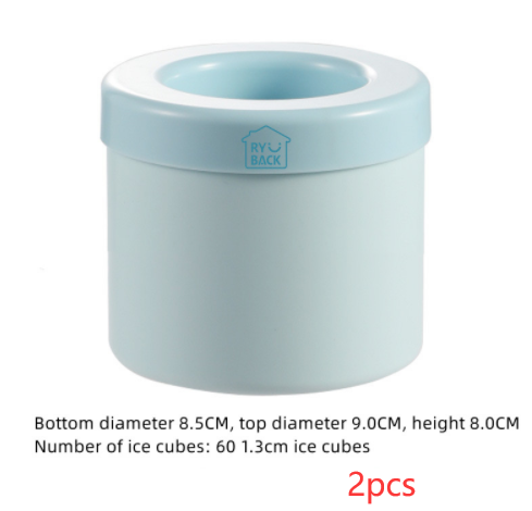 Household Cylinder Ice Cube Mold Storage Box