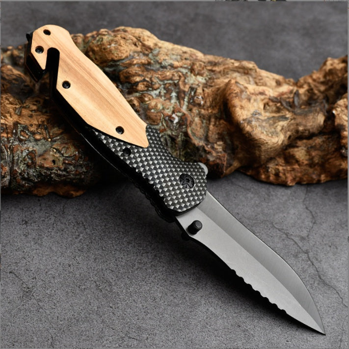 Outdoor Moonlight Foldable High Hardness Sharp Camping Multifunction Knife