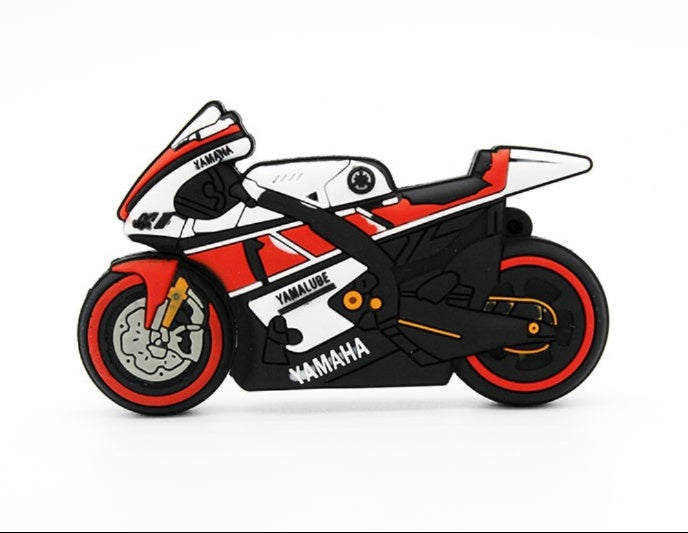 Cartoon USB Speicher Motorrad