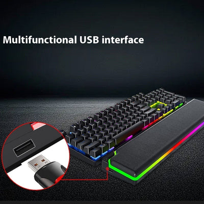 RGB-Tastatur-Unterstützung Leuchtmaschinen Armstützte