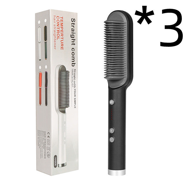 2 In 1 Hair Straightener Hot Comb