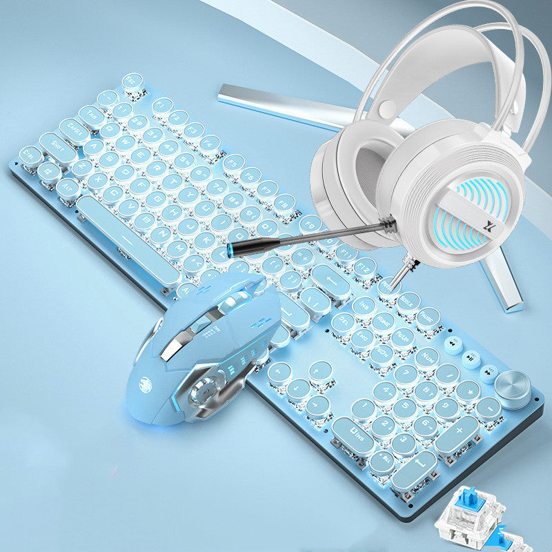 Mechanical keyboard, wired mouse set