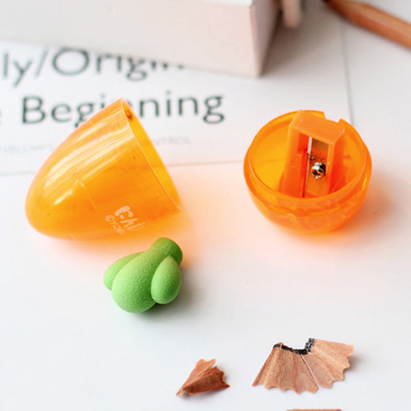 Student cute cartoon carrot pencil sharpener