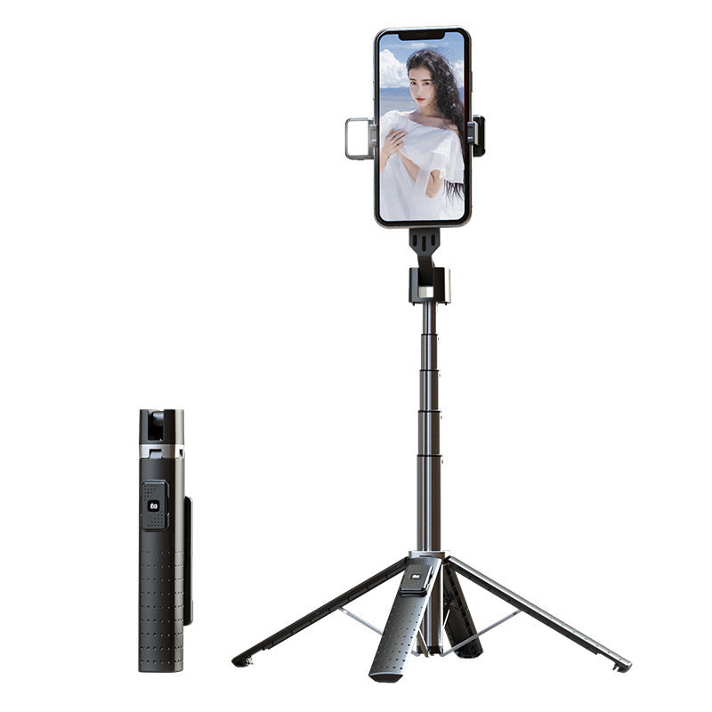 Tetrapod Handy Doppel Fülllichthalter Bluetooth Selfie Stick