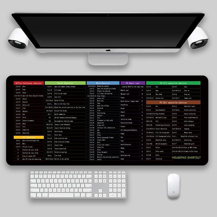 Mouse Pad Oversized Different Languages