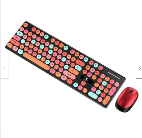 Wireless Punk Keyboard and Mouse Set