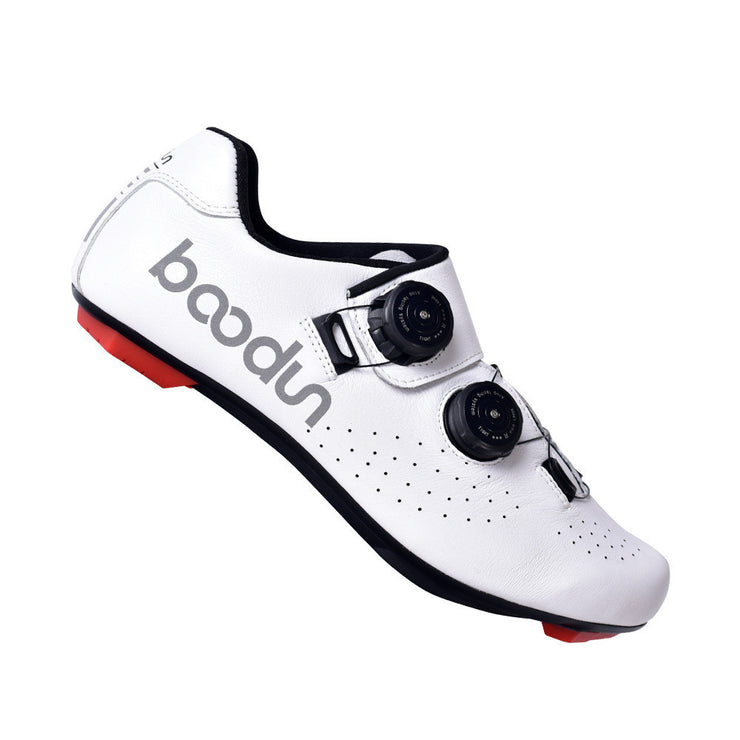 Outdoor Schock-absorbieren Leder Carbon Fiber Radfahren Schuhe