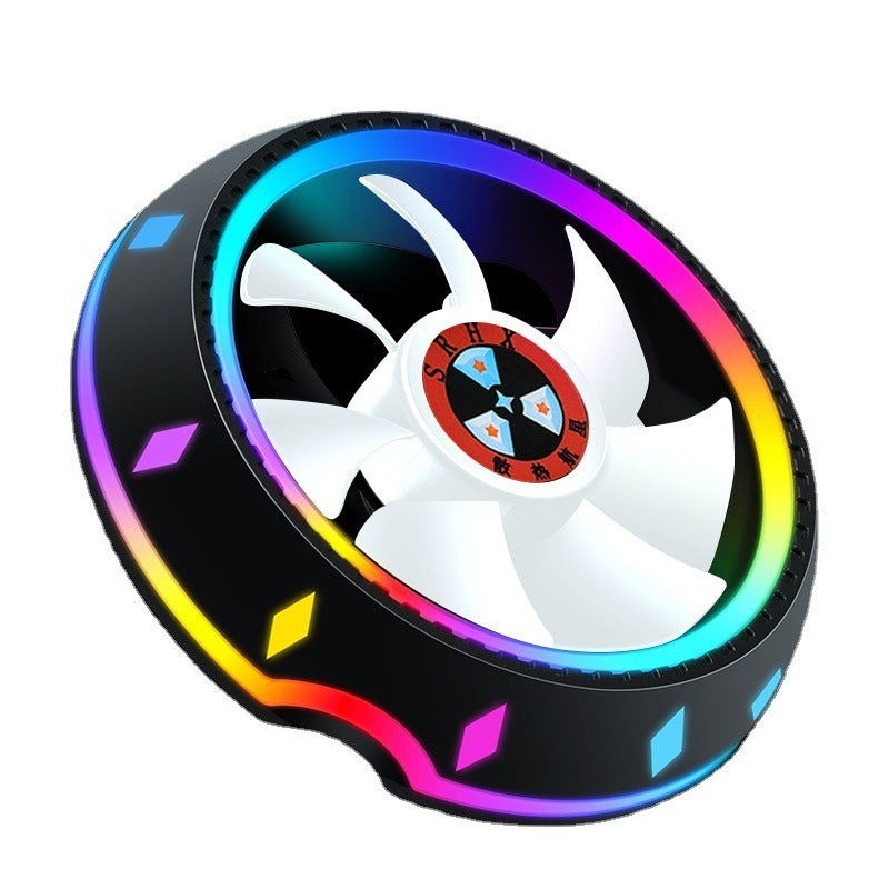 Stille RGB LED Air CPU Kühler Fan