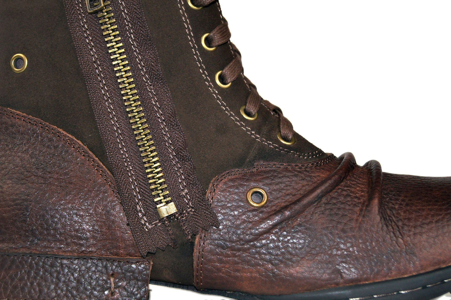 High Tops Herrenstiefel Leder Übergröße